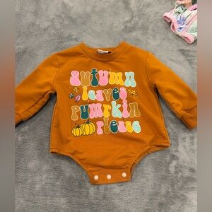 Amazon Kids Bodysuit in Warm Orange